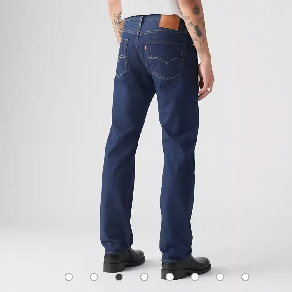 32W Levi's Men 501® Original Fit Jeans Dark Wash 32/30 EUC